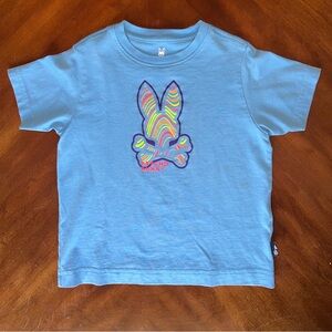 Psycho Bunny KIDS VARLEY GRAPHIC TEE XXS/4T Color: Cornflower